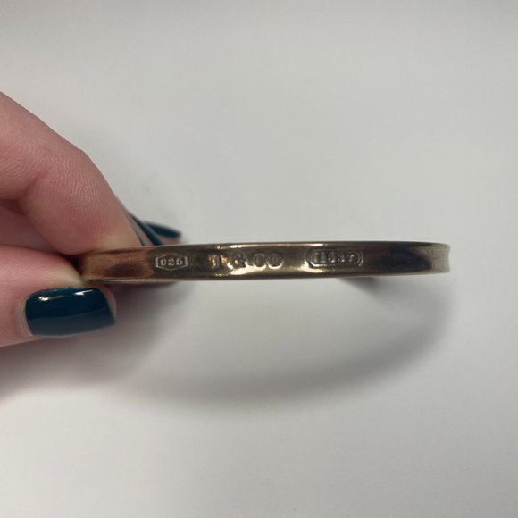 Authentic Tiffany & Co. Tiffany 1837™ Sterling Silver Narrow Cuff - Picture 2 of 7